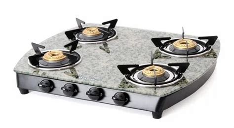 gas stove with stone top